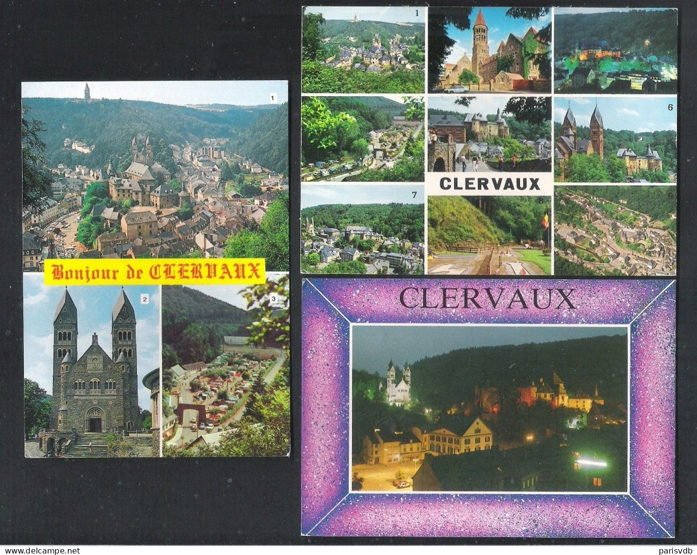 LUXEMBOURG -   CLERVAUX -  3 CPA   (L 070) - Clervaux