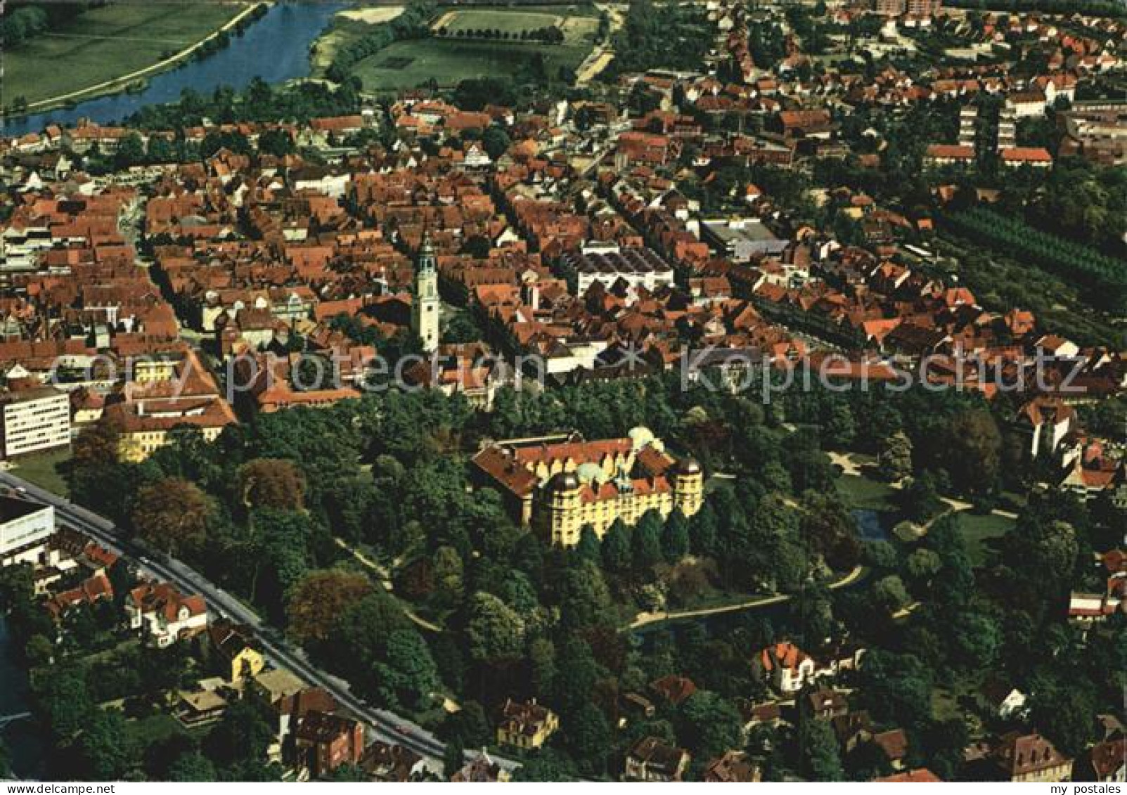 72549610 Celle Niedersachsen Schloss Fliegeraufnahme Altencelle - Celle