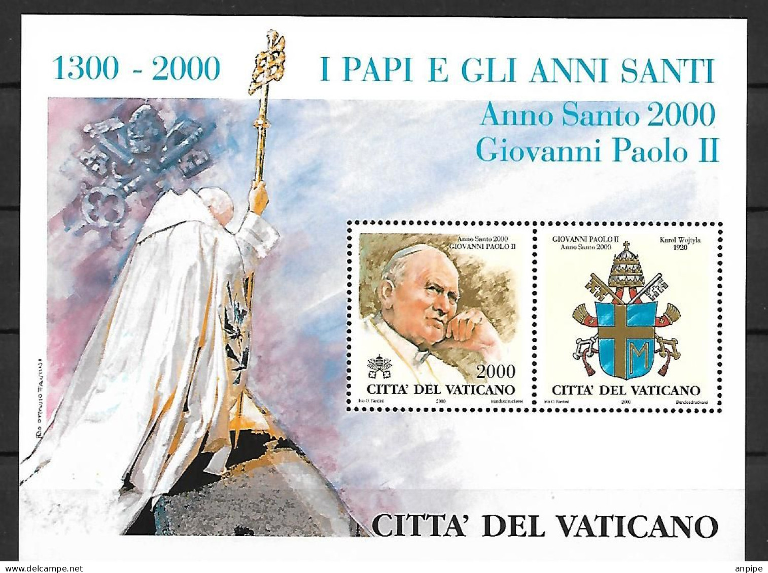 VATICANO, 2000 - Unused Stamps