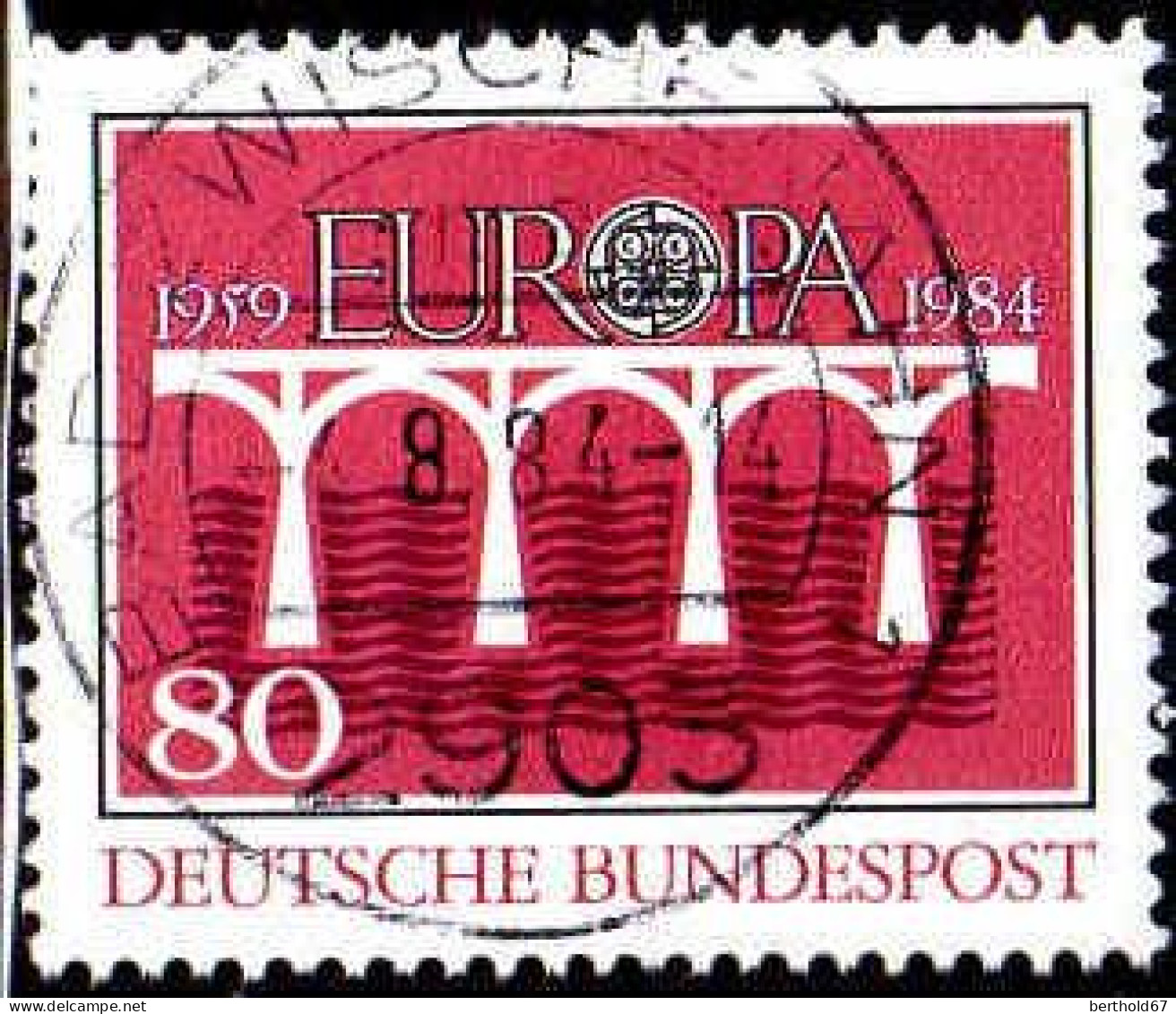 RFA Poste Obl Yv:1043 Mi:1211 Europa Cept Pont De La Coopération (TB Cachet Rond) - Used Stamps