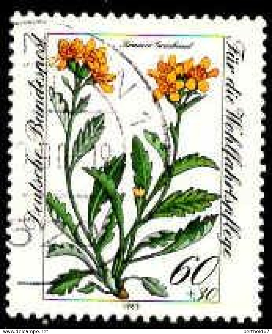 RFA Poste Obl Yv:1021 Mi:1189 Wohlfahrtspflege Senecio Carniolicus (Beau Cachet Rond) - Used Stamps