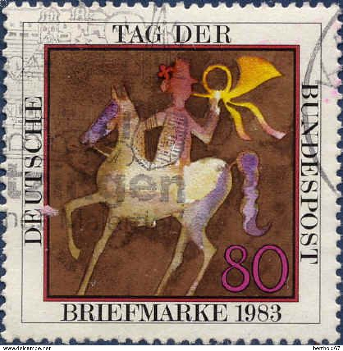 RFA Poste Obl Yv:1024 Mi:1192 Tag Der Briefmarke 1983 (cachet Rond) - Used Stamps