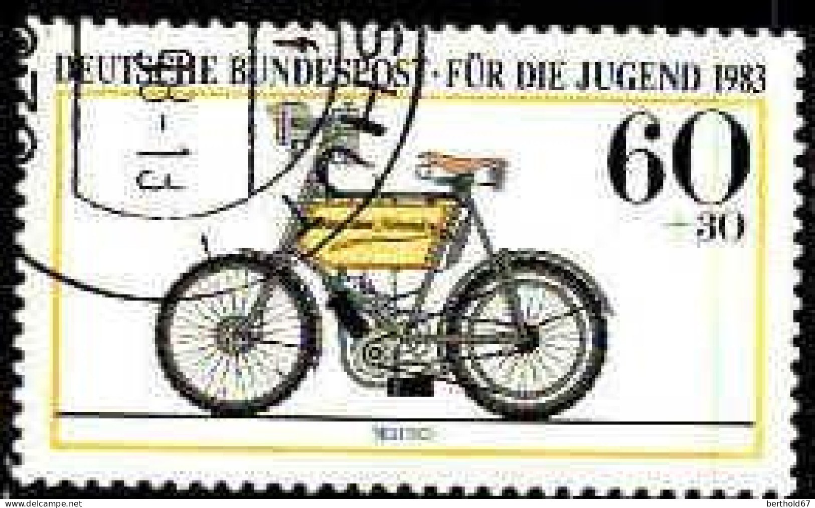 RFA Poste Obl Yv:1001 Mi:1169 Für Die Jugend NSU 1901 (Beau Cachet Rond) - Used Stamps