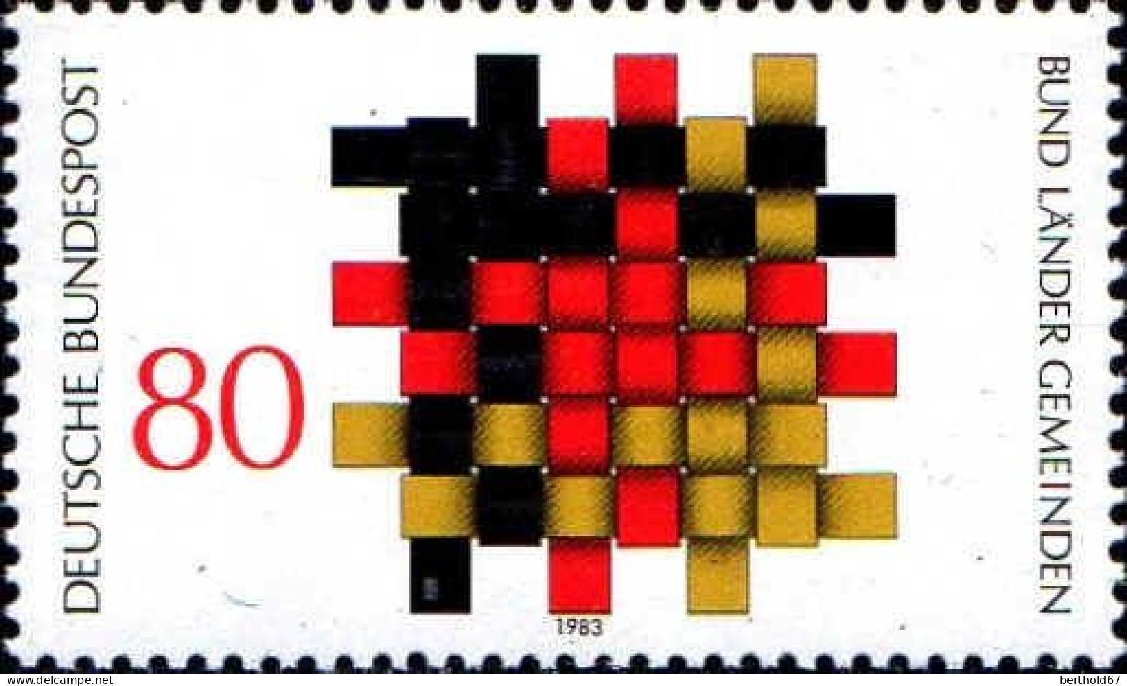 RFA Poste N** Yv:1026 Mi:1194 Bund Länder Gemeinden - Unused Stamps