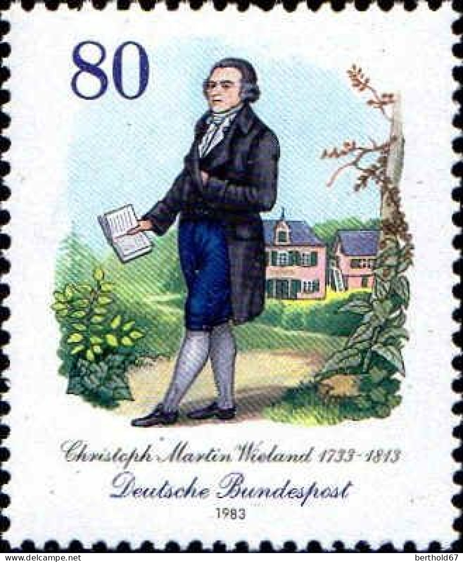 RFA Poste N** Yv:1015 Mi:1183 Christoph Martin Wieland - Unused Stamps