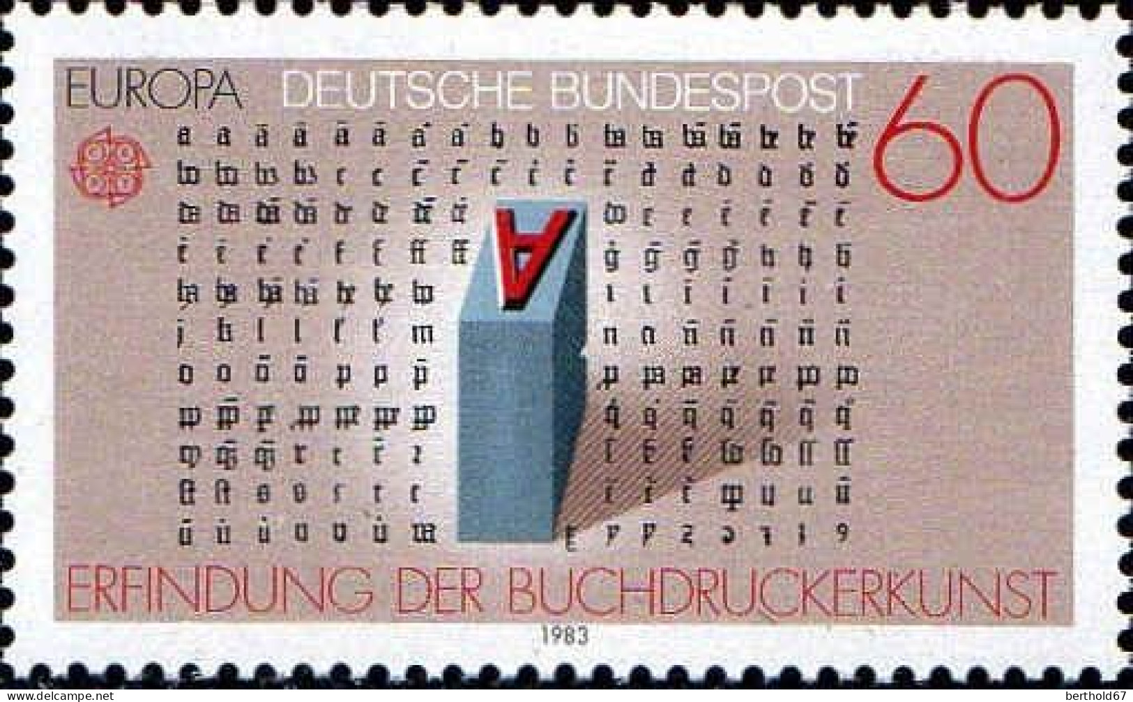 RFA Poste N** Yv:1007 Mi:1175 Europa Cept Erfindung Der Buchdruckerkunst - Unused Stamps