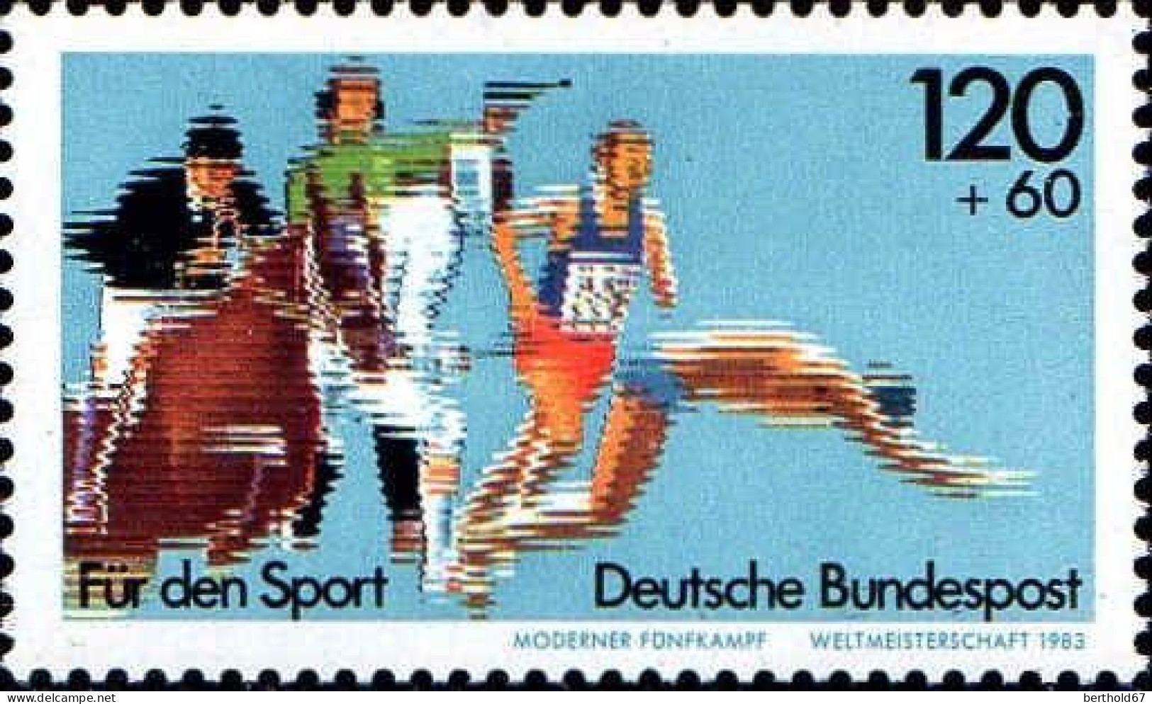 RFA Poste N** Yv:1005 Mi:1173 Für Den Sport Moderner Fünfkampf Weltmeisterschaft - Unused Stamps