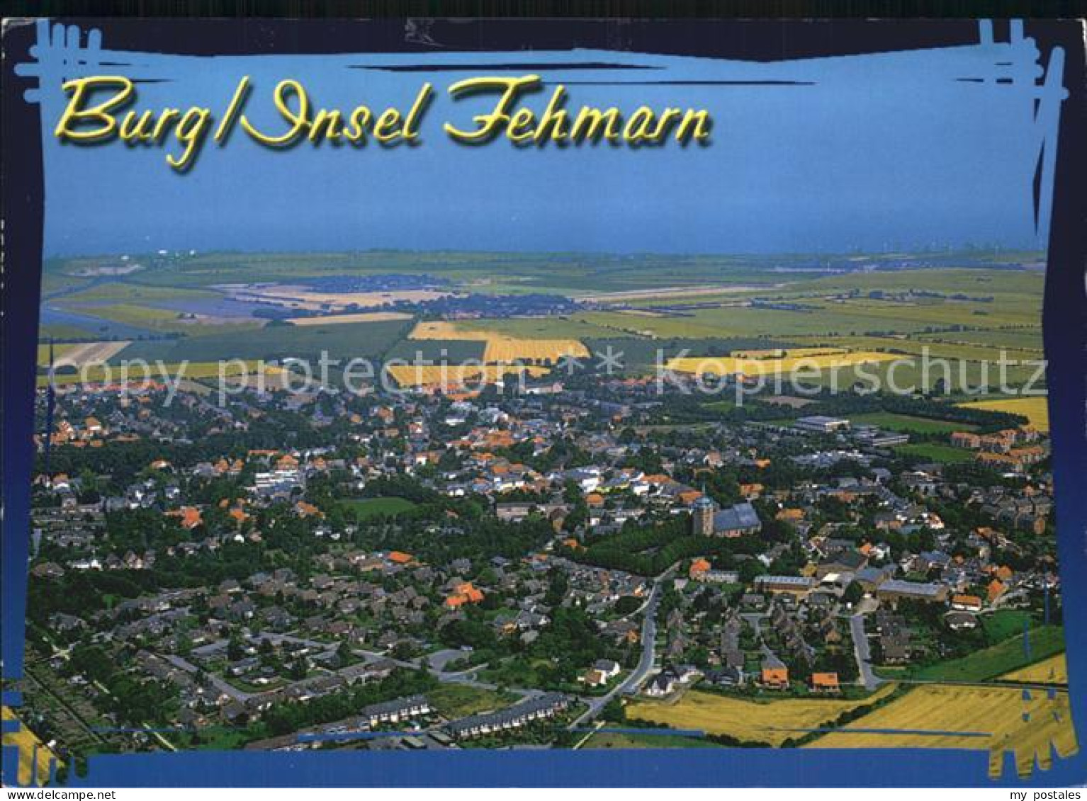 72549487 Burg Fehmarn Fliegeraufnahme Burg - Fehmarn