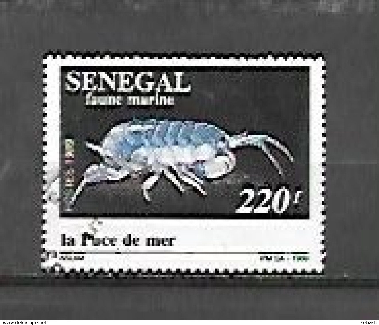 TIMBRE OBLITERE DU SENEGAL DE 1989 N° MICHEL 1044 - Sénégal (1960-...)