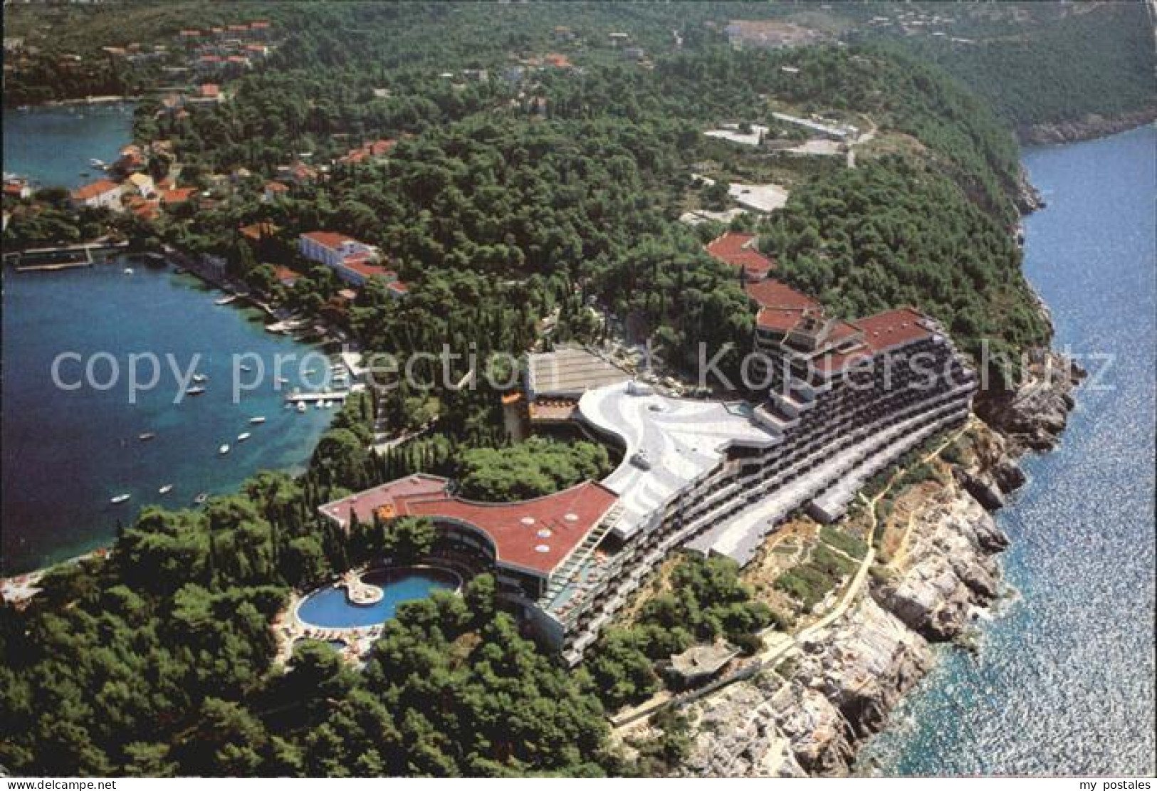 72549324 Cavtat Dalmatien Fliegeraufnahme Hotel Croatia Croatia - Croatie