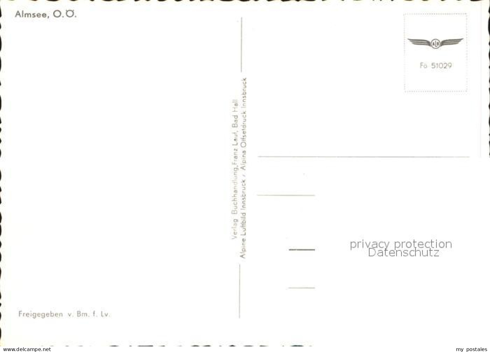 72549295 Almsee Fliegeraufnahme Gruenau Im Almtal Salzkammergut - Other & Unclassified