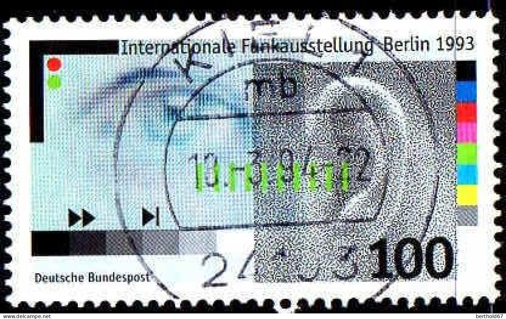 RFA Poste Obl Yv:1522 Mi:1690 Internationale Funkausstellung Berlin (TB Cachet Rond) - Oblitérés