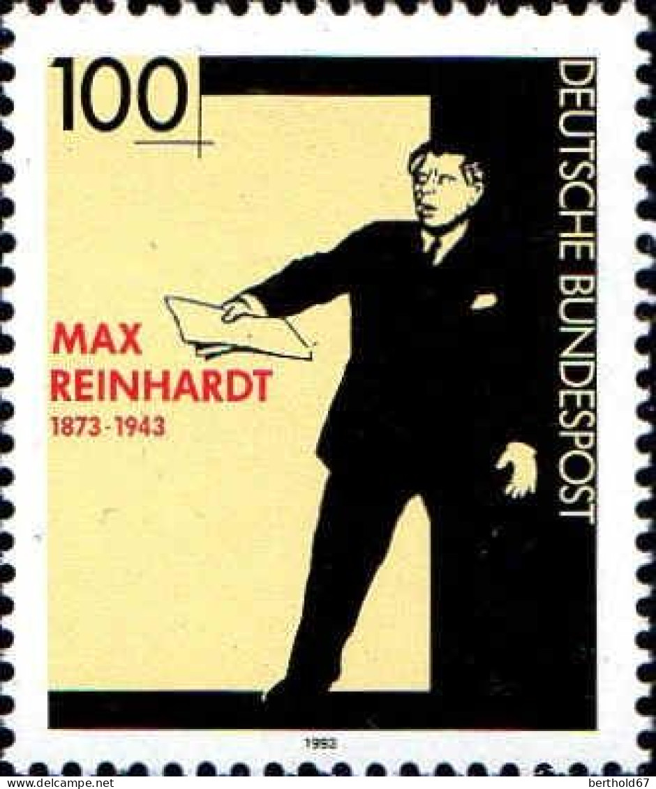 RFA Poste N** Yv:1535 Mi:1703 Max Reinhardt Regisseur De Théatre - Neufs