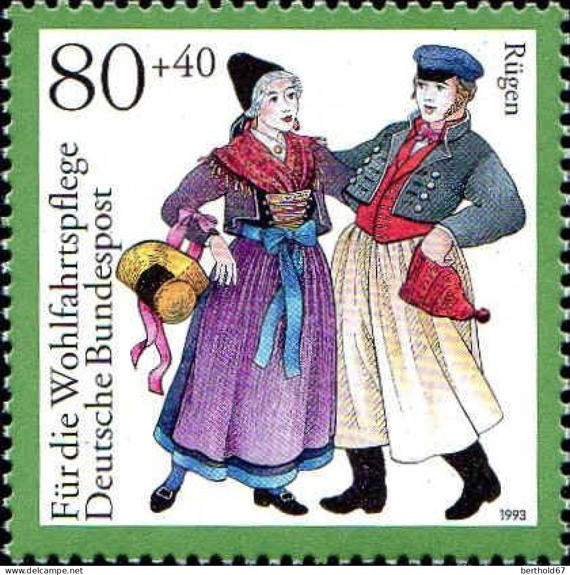 RFA Poste N** Yv:1528 Mi:1696 Wohlfahrtspflege Rügen - Unused Stamps