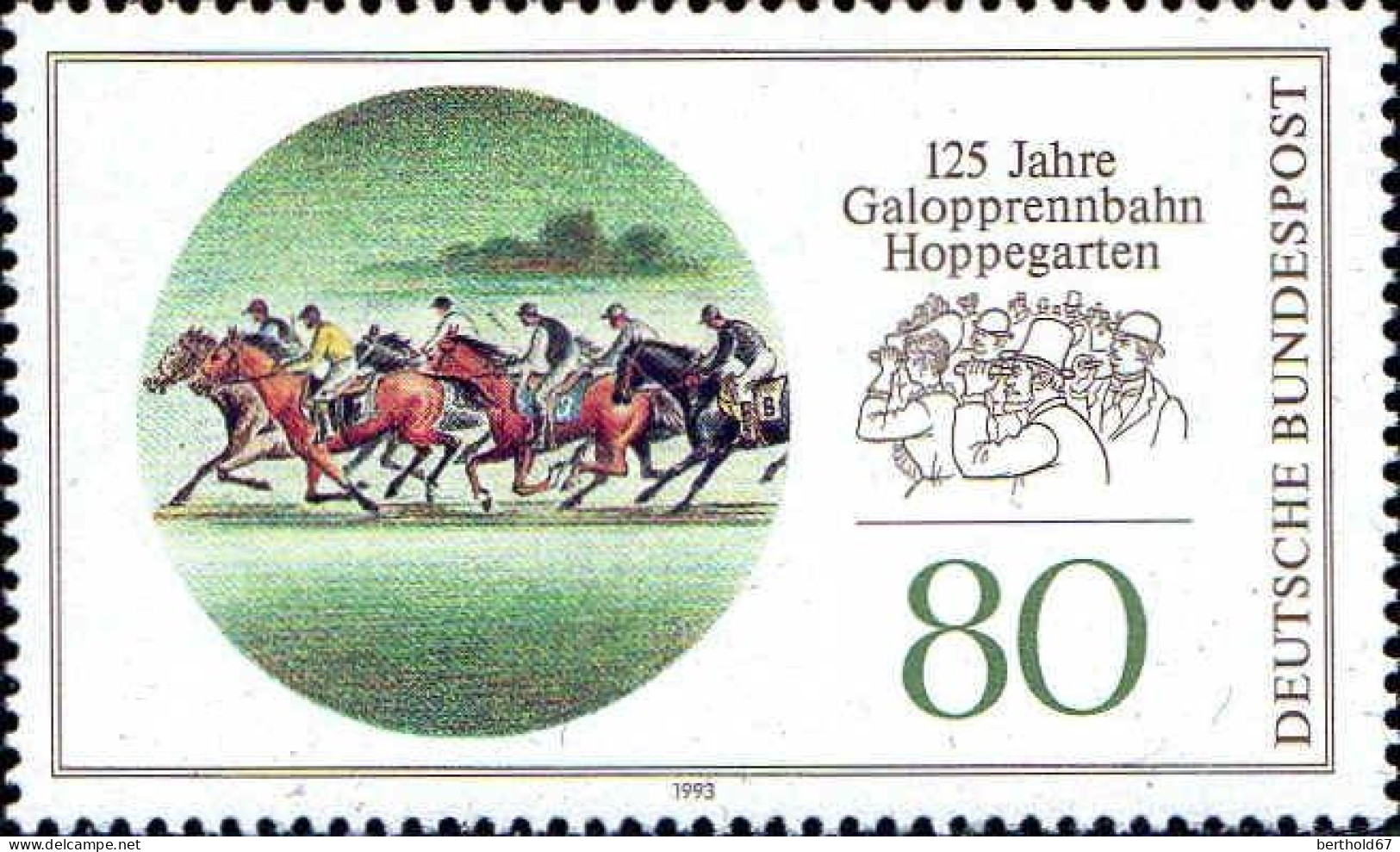 RFA Poste N** Yv:1508 Mi:1677 Galopprennbahn Hoppegarten - Unused Stamps