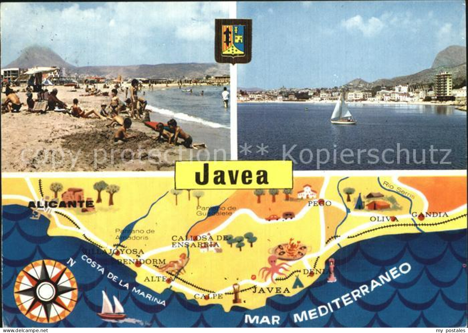 72549146 Javea Strand Lagplan Javea - Sonstige & Ohne Zuordnung