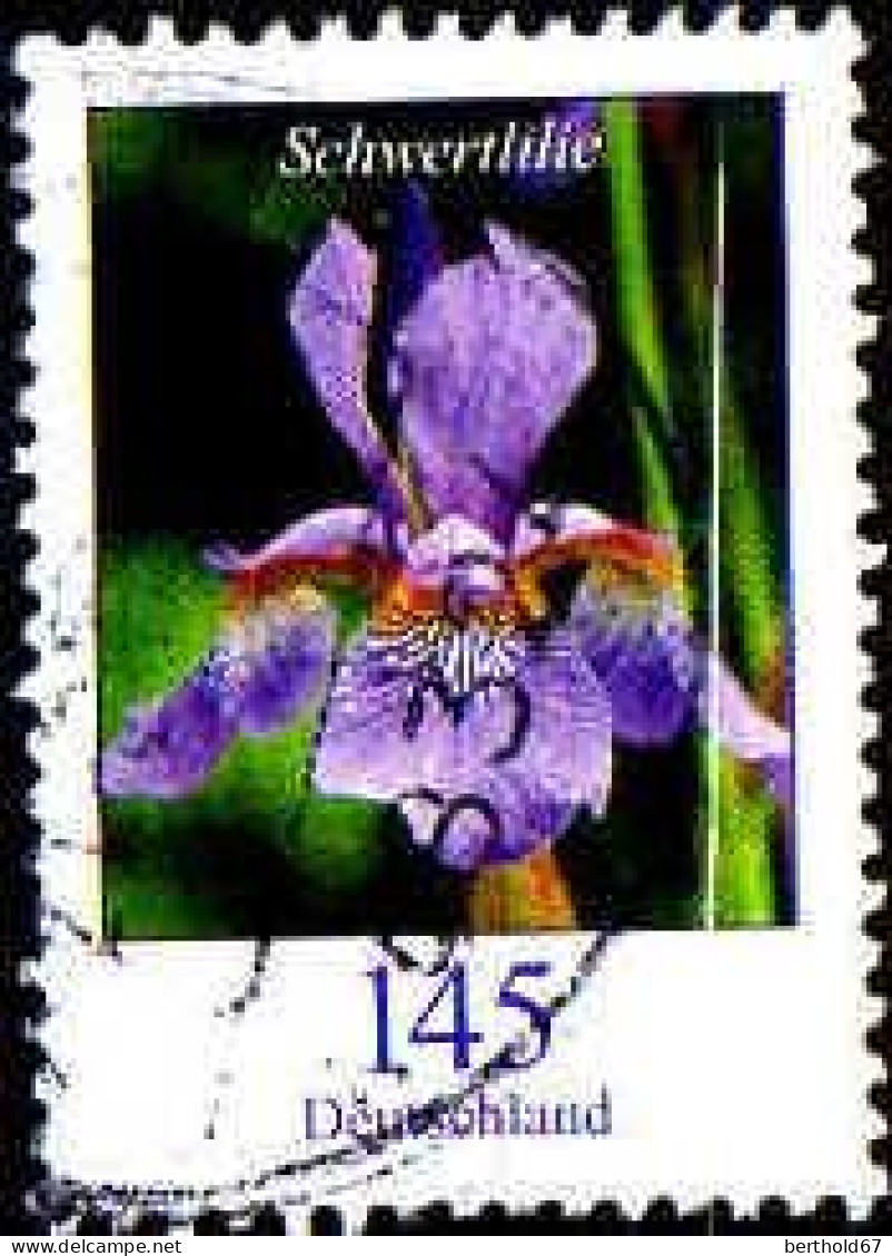 RFA Poste Obl Yv:2330 Mi:2507 Schwertlilie Iris (Beau Cachet Rond) - Usati
