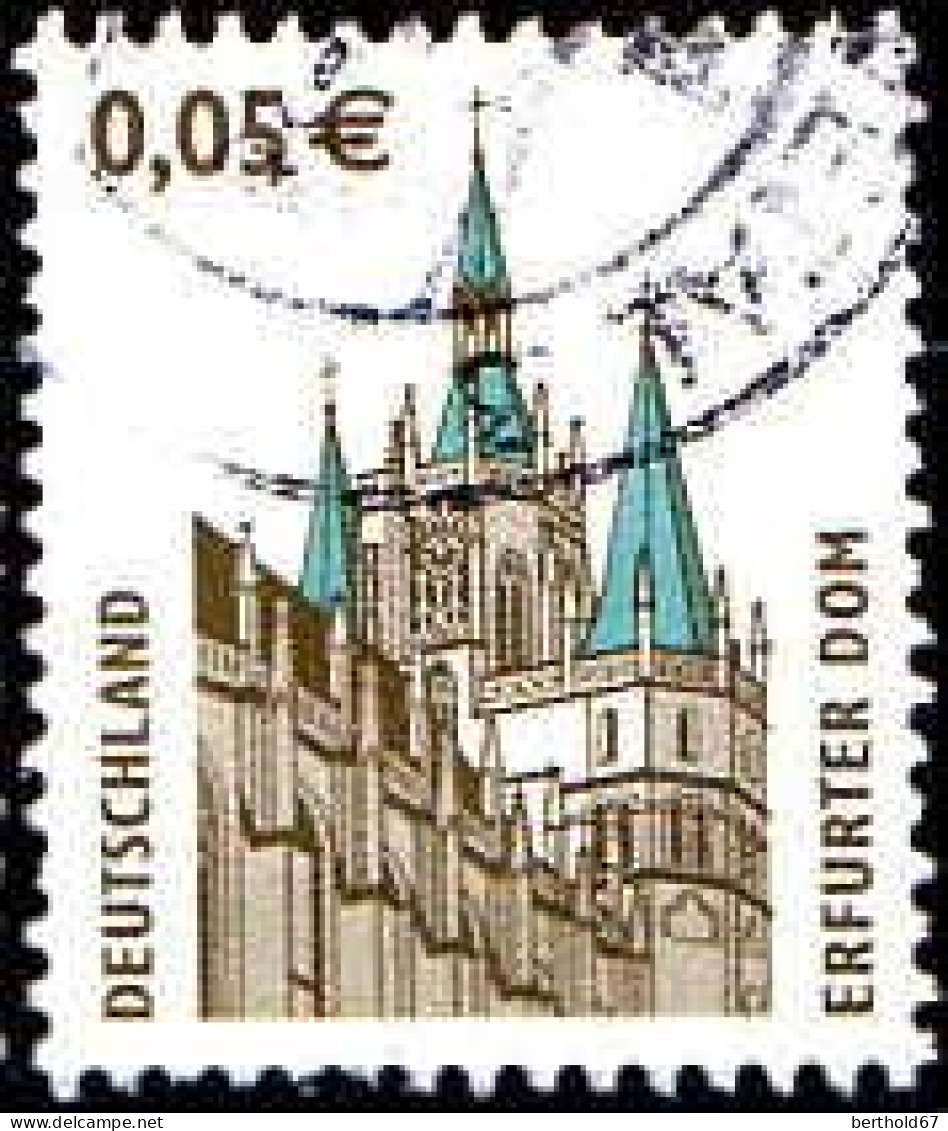 RFA Poste Obl Yv:2205 Mi:2381A Erfurter Dom (cachet Rond) - Usati