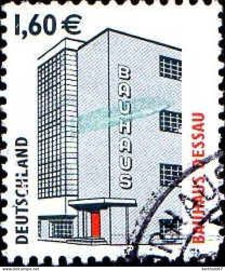 RFA Poste Obl Yv:2130 Mi:2302A Bauhaus Dessau (Beau Cachet Rond) - Usati
