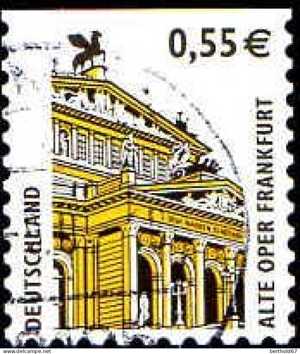 RFA Poste Obl Yv:2128b Mi:2304C Alte Oper Frankfurt (cachet Rond) - Used Stamps