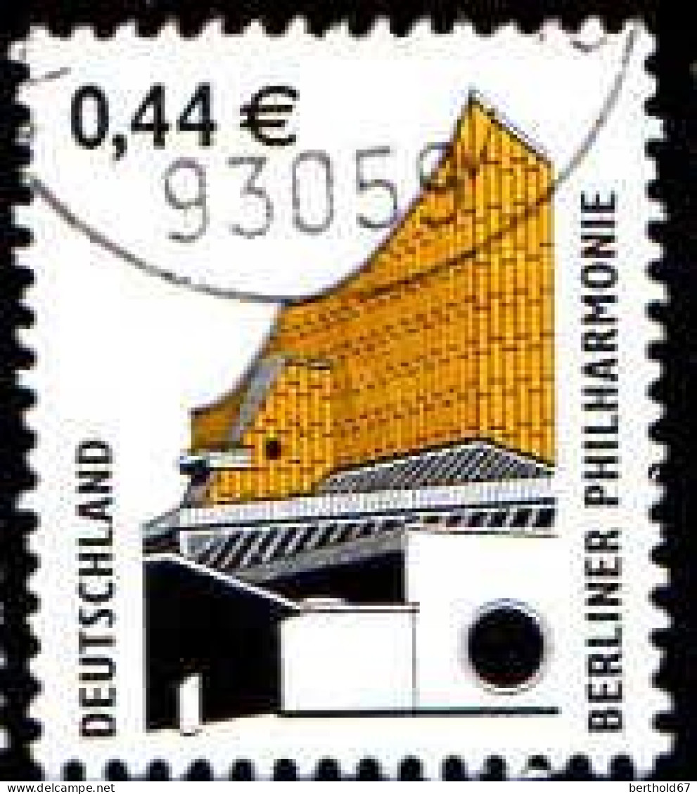 RFA Poste Obl Yv:2126 Mi:2298A Berliner Philharmonie (TB Cachet Rond) - Used Stamps