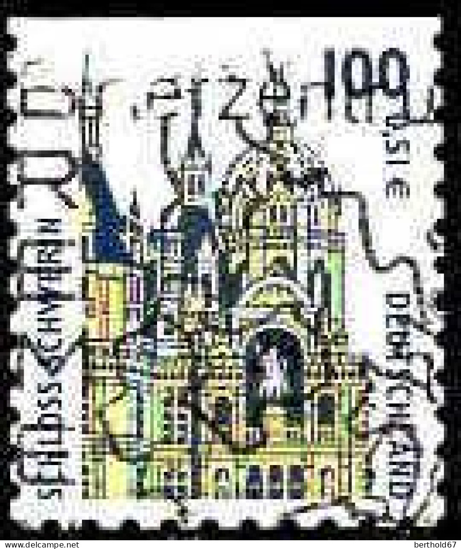 RFA Poste Obl Yv:2020 Mi:2188BD Schloss Schwerin (Belle Obl.mécanique) - Oblitérés