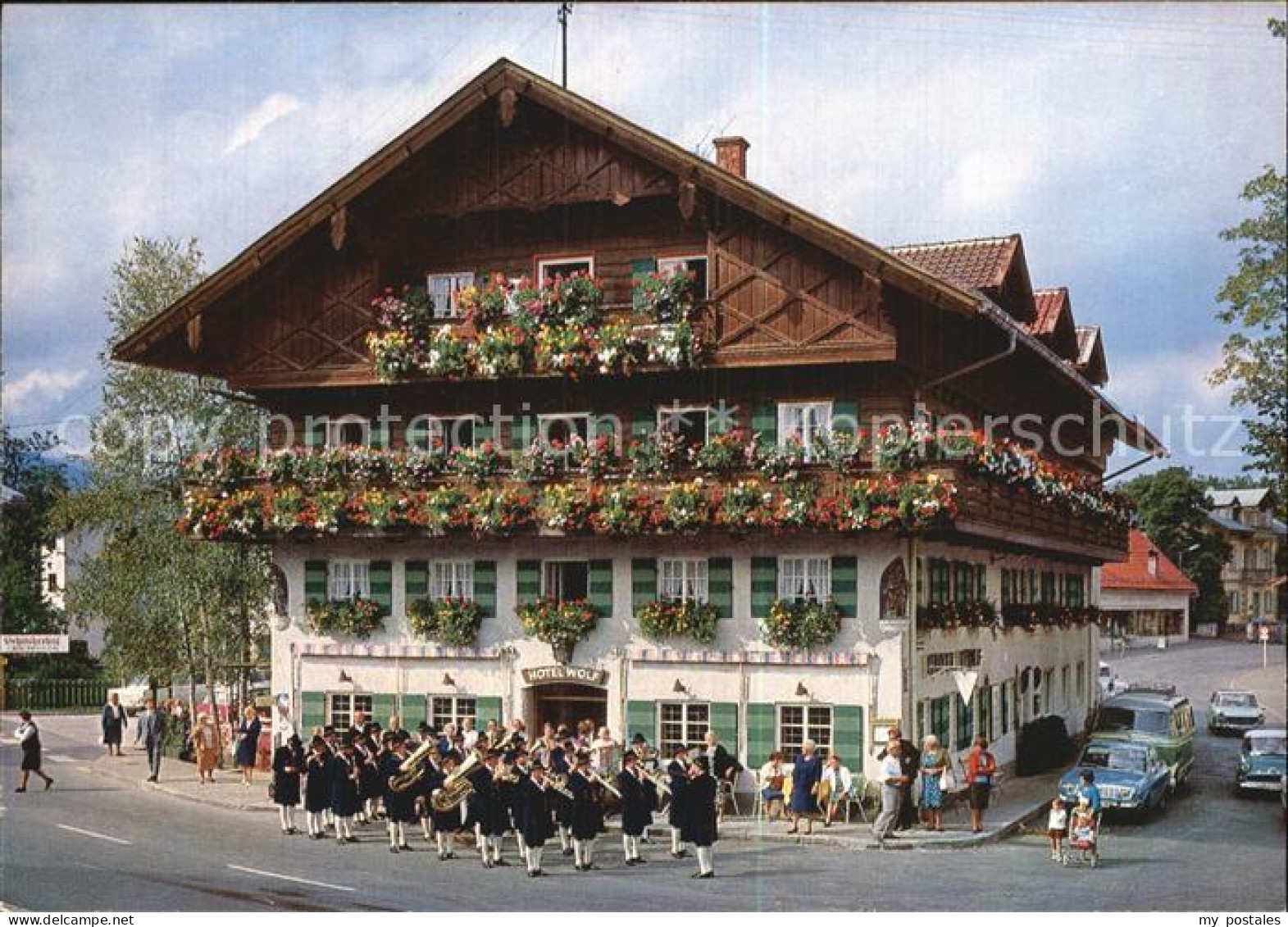 72548989 Oberammergau Hotel Wolf Mit Musikkapelle Oberammergau - Oberammergau