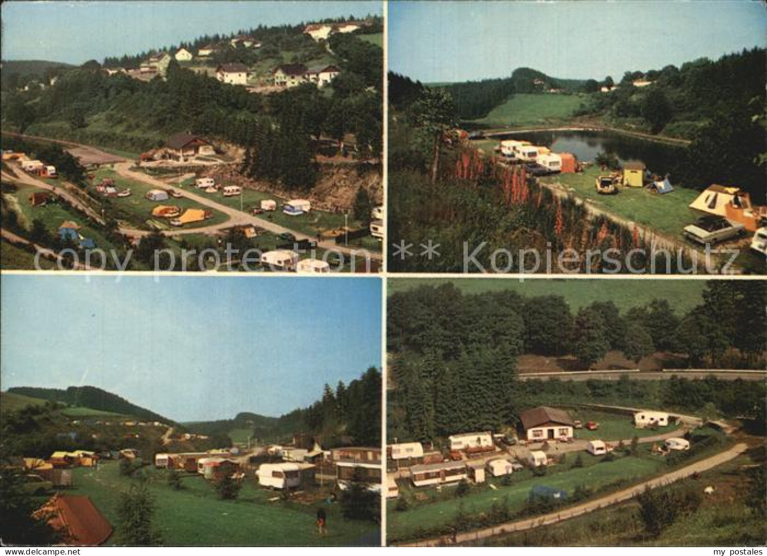 72548974 Clervaux Fliegeraufnahme Camping Reilerweiher - Other & Unclassified