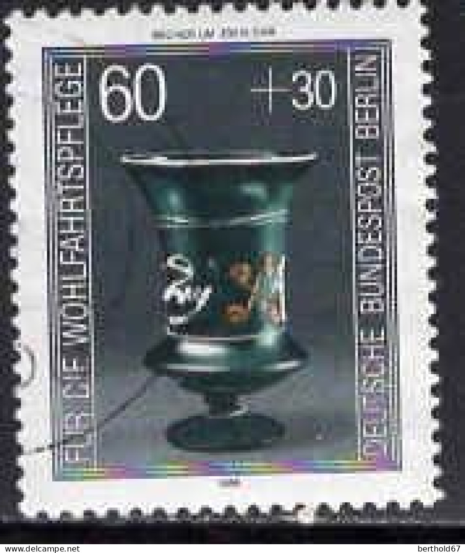 Berlin Poste Obl Yv:726/729 Bienfaisance Verrerie (Beau Cachet Rond) - Used Stamps