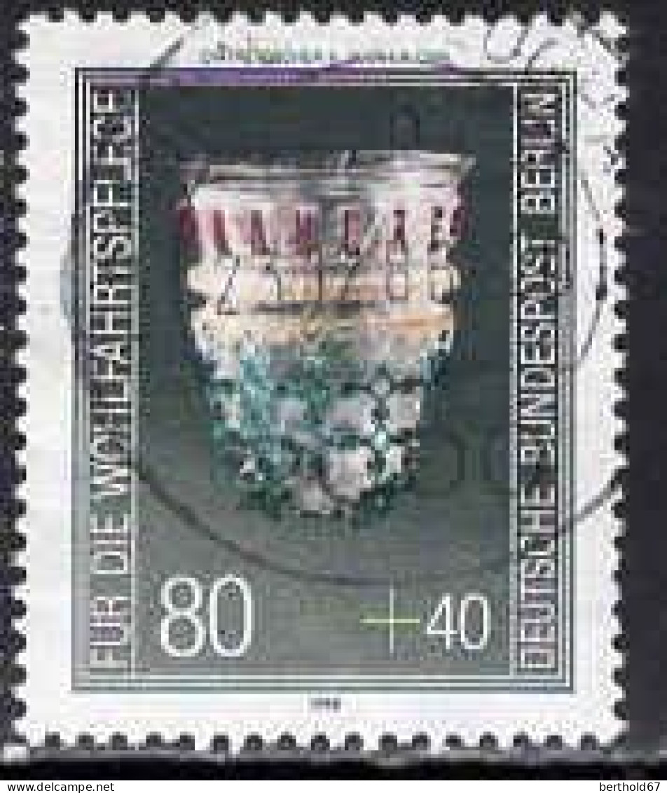 Berlin Poste Obl Yv:726/729 Bienfaisance Verrerie (Beau Cachet Rond) - Used Stamps