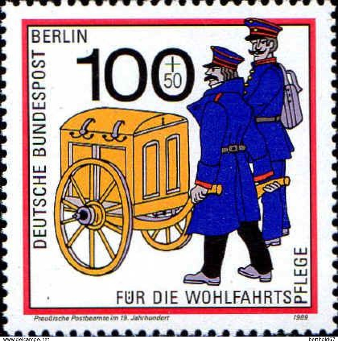 Berlin Poste N** Yv:813/815 Bienfaisance La Poste - Ungebraucht