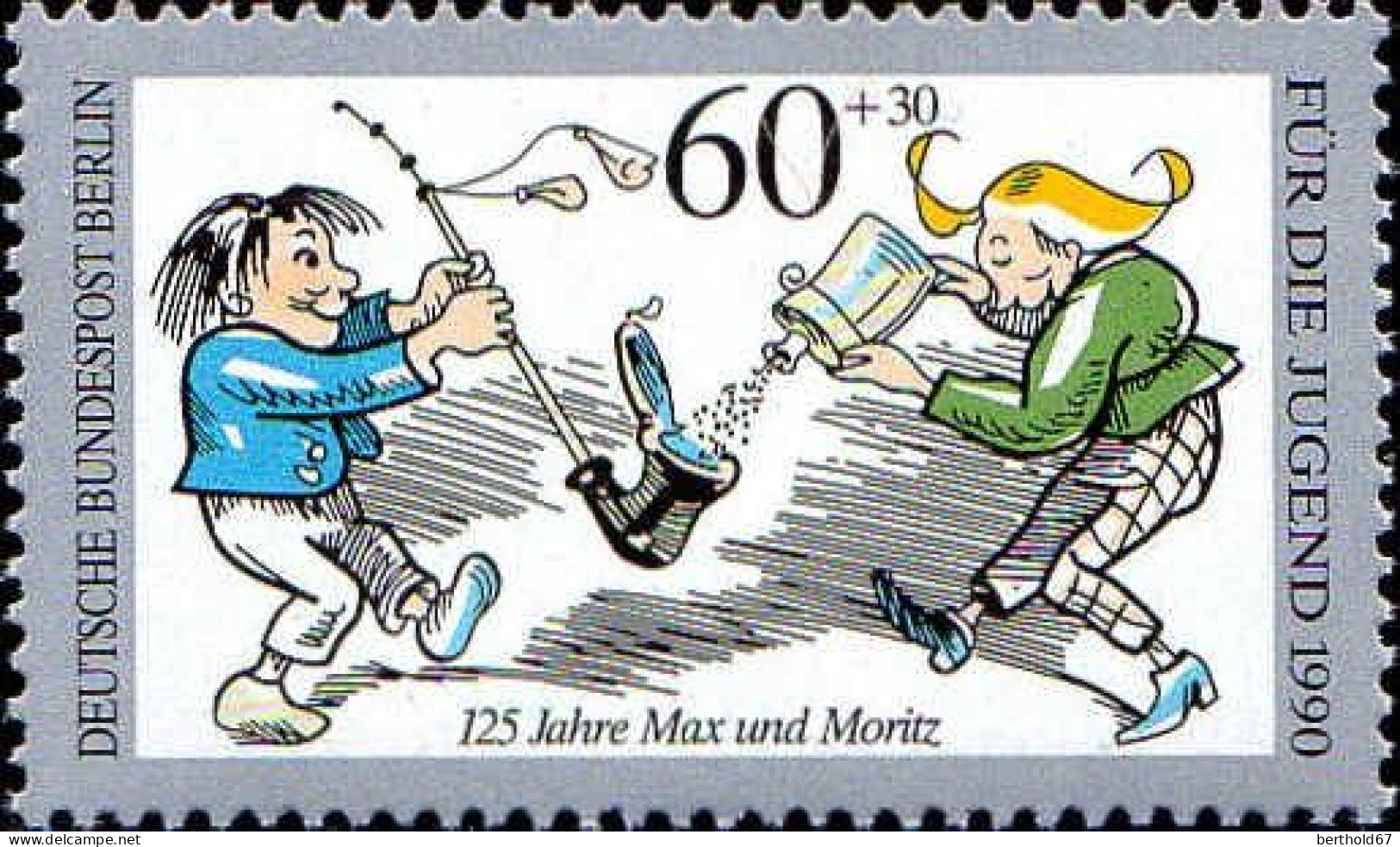 Berlin Poste N** Yv:829/832 Pour La Jeunesse Max & Moritz - Unused Stamps