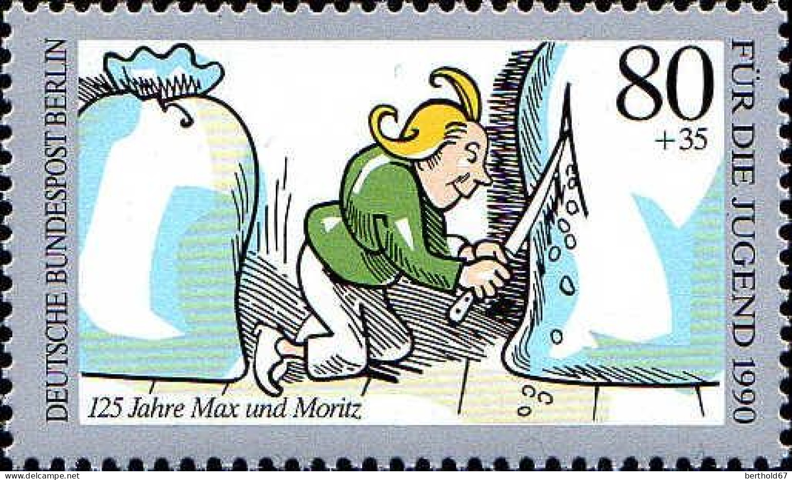 Berlin Poste N** Yv:829/832 Pour La Jeunesse Max & Moritz - Unused Stamps