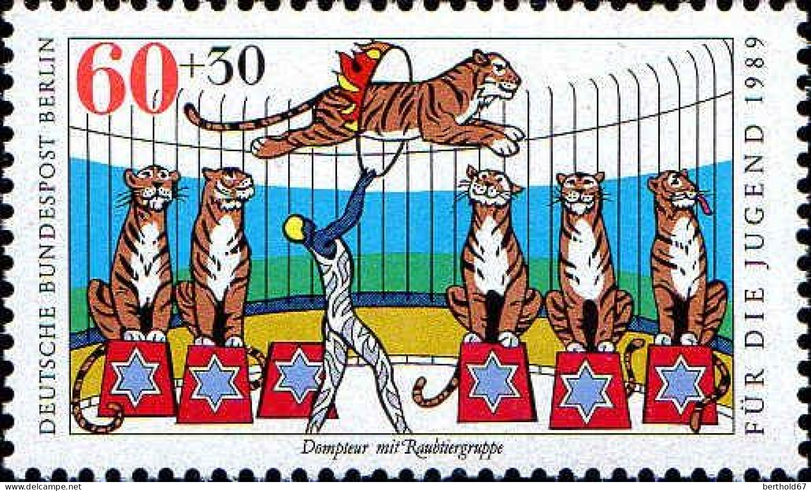 Berlin Poste N** Yv:799/802 Pour La Jeunesse Le Cirque - Unused Stamps