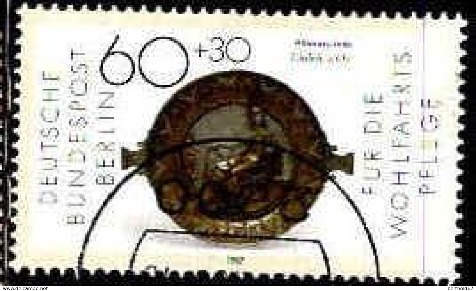 Berlin Poste Obl Yv:754/757 Bienfaisance Art De La Bijouterie (TB Cachet Rond) - Oblitérés