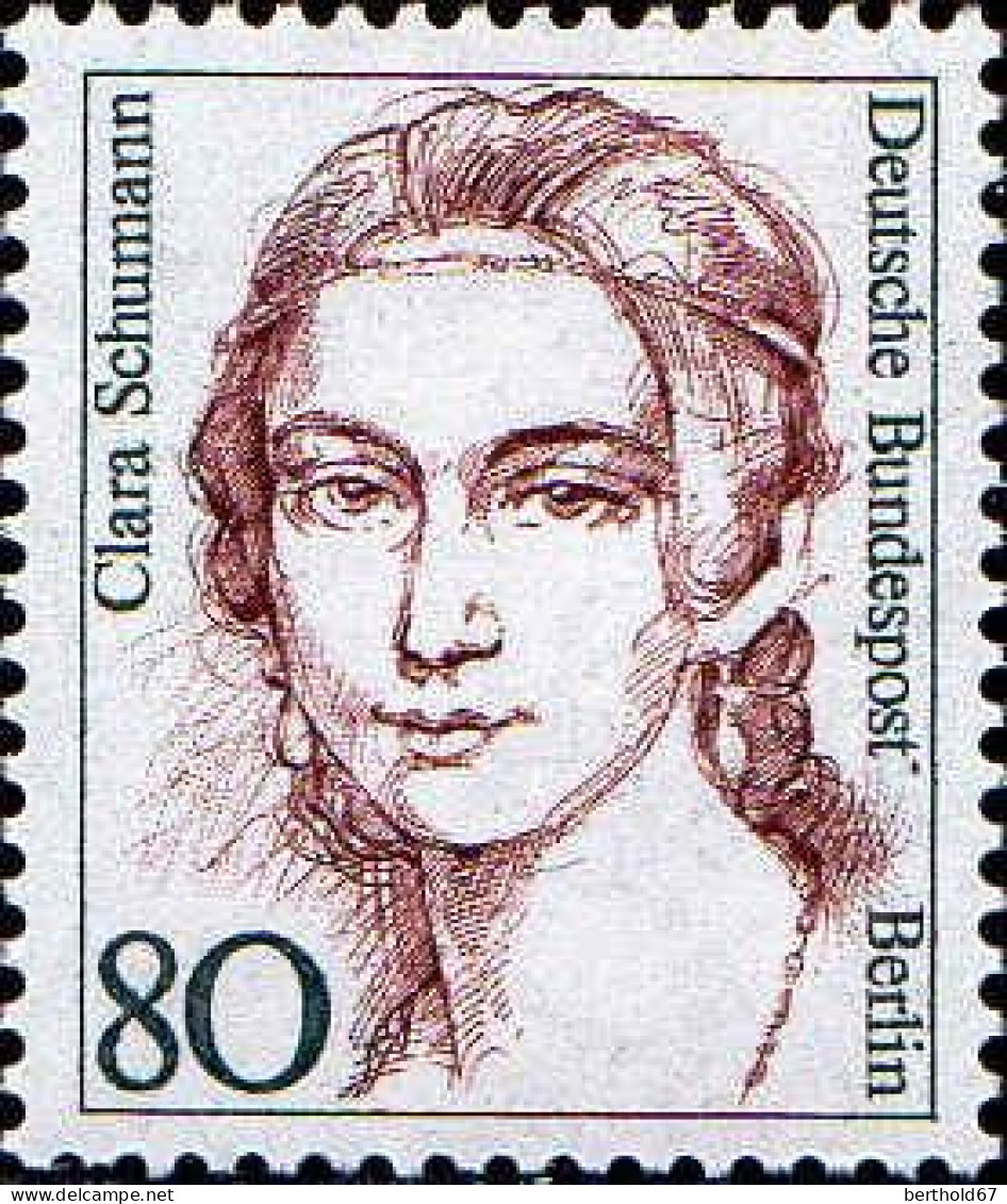 Berlin Poste N** Yv:731/732 Femmes De L'histoire Allemande Teusch & Schumann - Unused Stamps