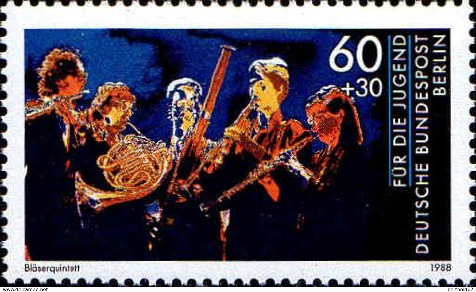 Berlin Poste N** Yv:770/773 Pour La Jeunesse La Jeunesse Musicienne - Unused Stamps