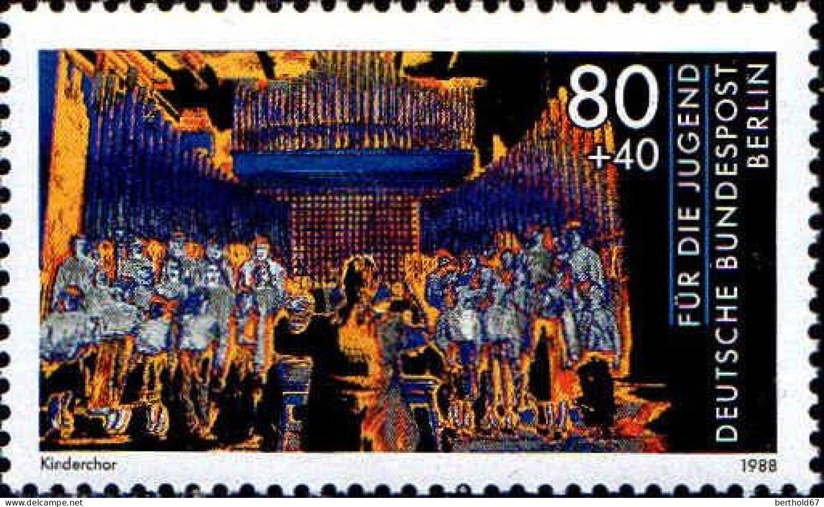 Berlin Poste N** Yv:770/773 Pour La Jeunesse La Jeunesse Musicienne - Unused Stamps