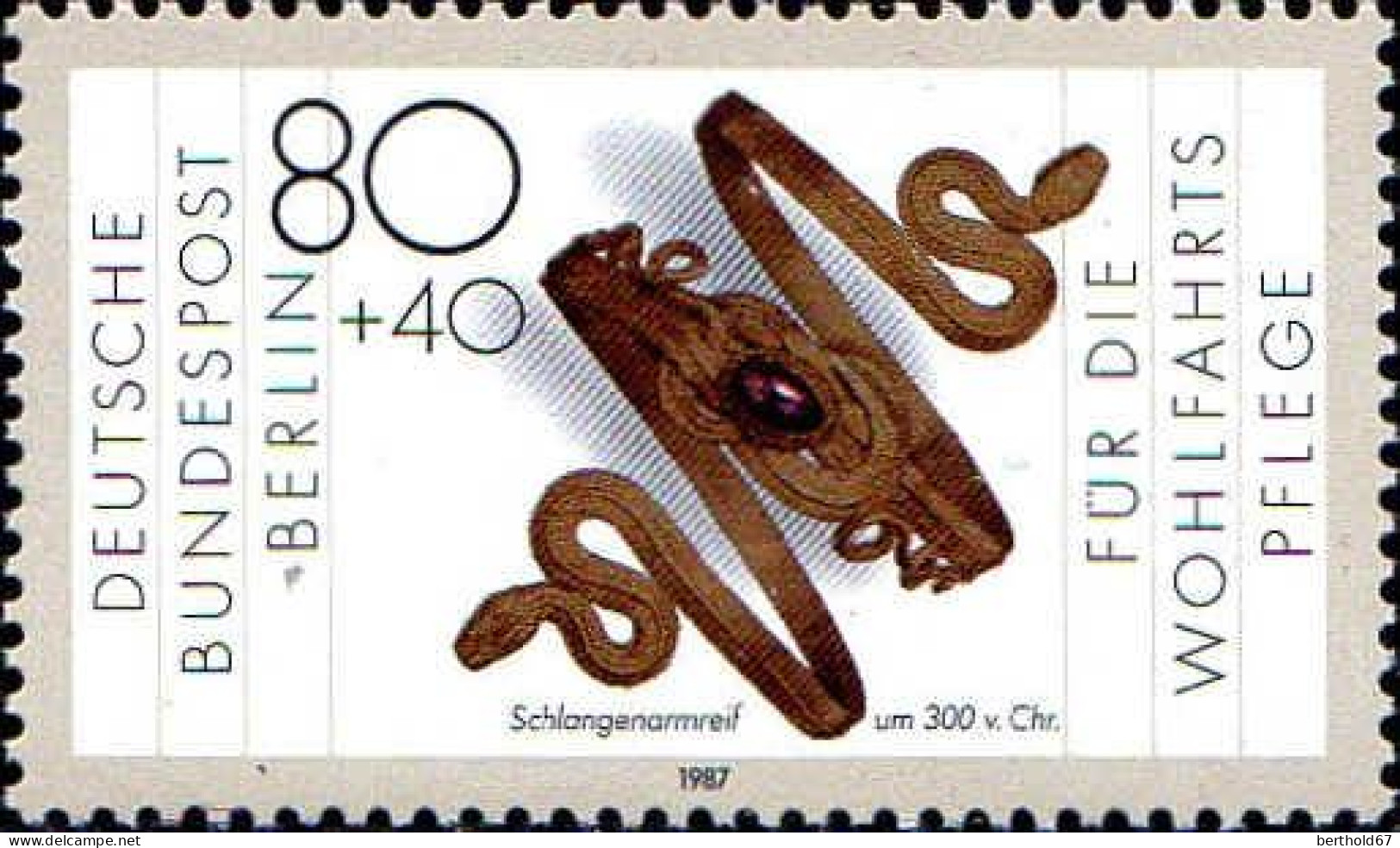 Berlin Poste N** Yv:754/757 Bienfaisance Art De La Bijouterie - Unused Stamps