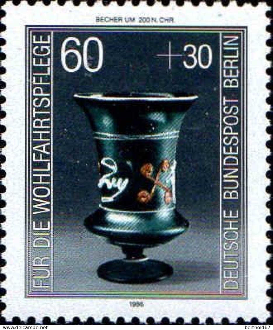 Berlin Poste N** Yv:726/729 Bienfaisance Verrerie - Unused Stamps