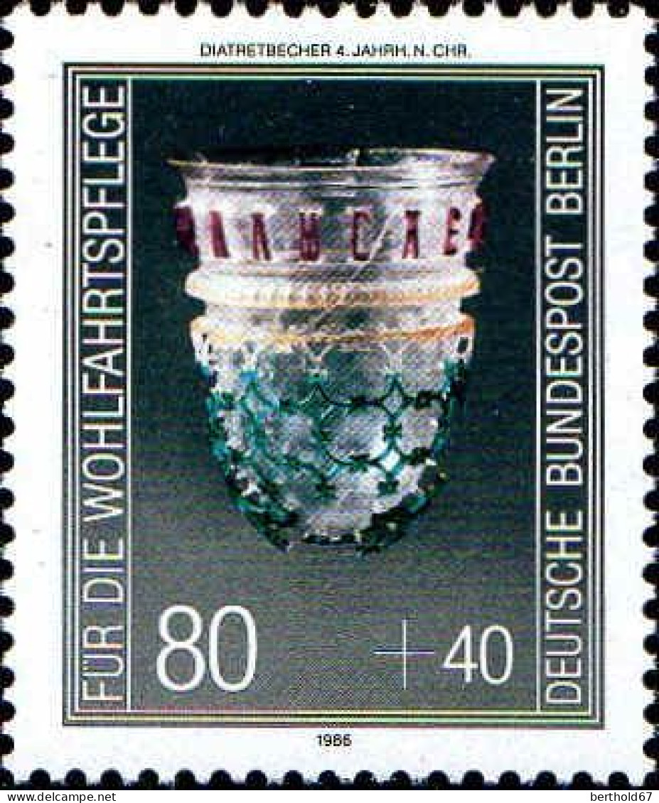 Berlin Poste N** Yv:726/729 Bienfaisance Verrerie - Unused Stamps