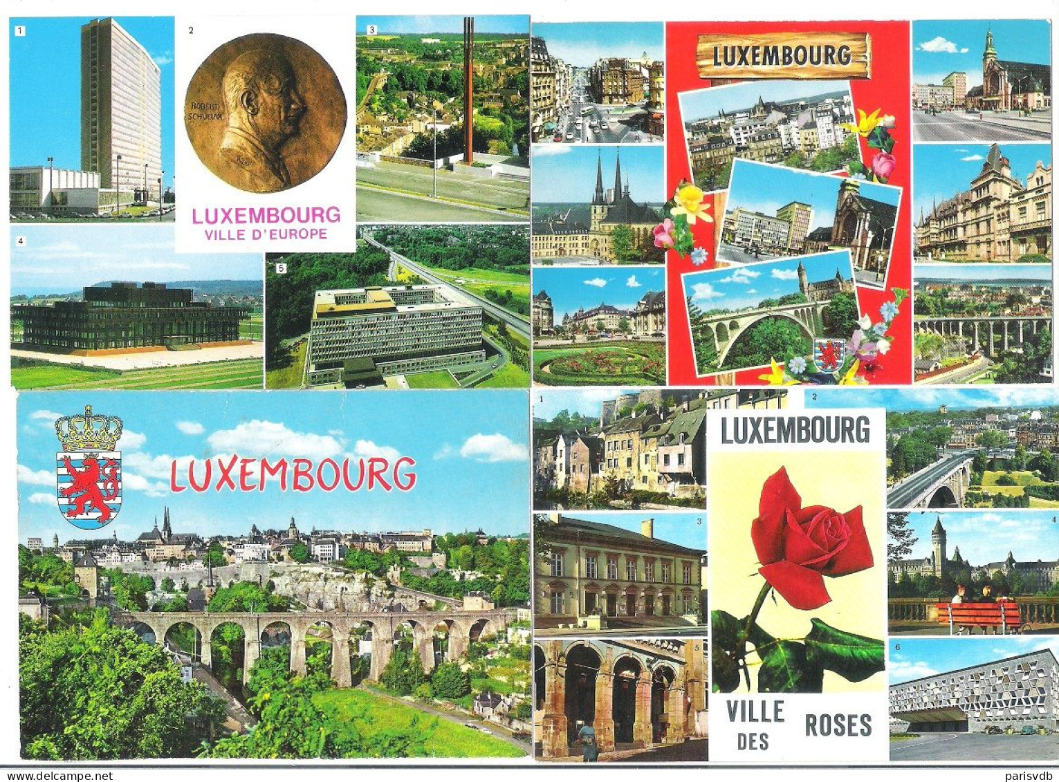 LUXEMBOURG -   LUXEMBOURG   - 4 CPA  (L 103) - Luxemburg - Stadt