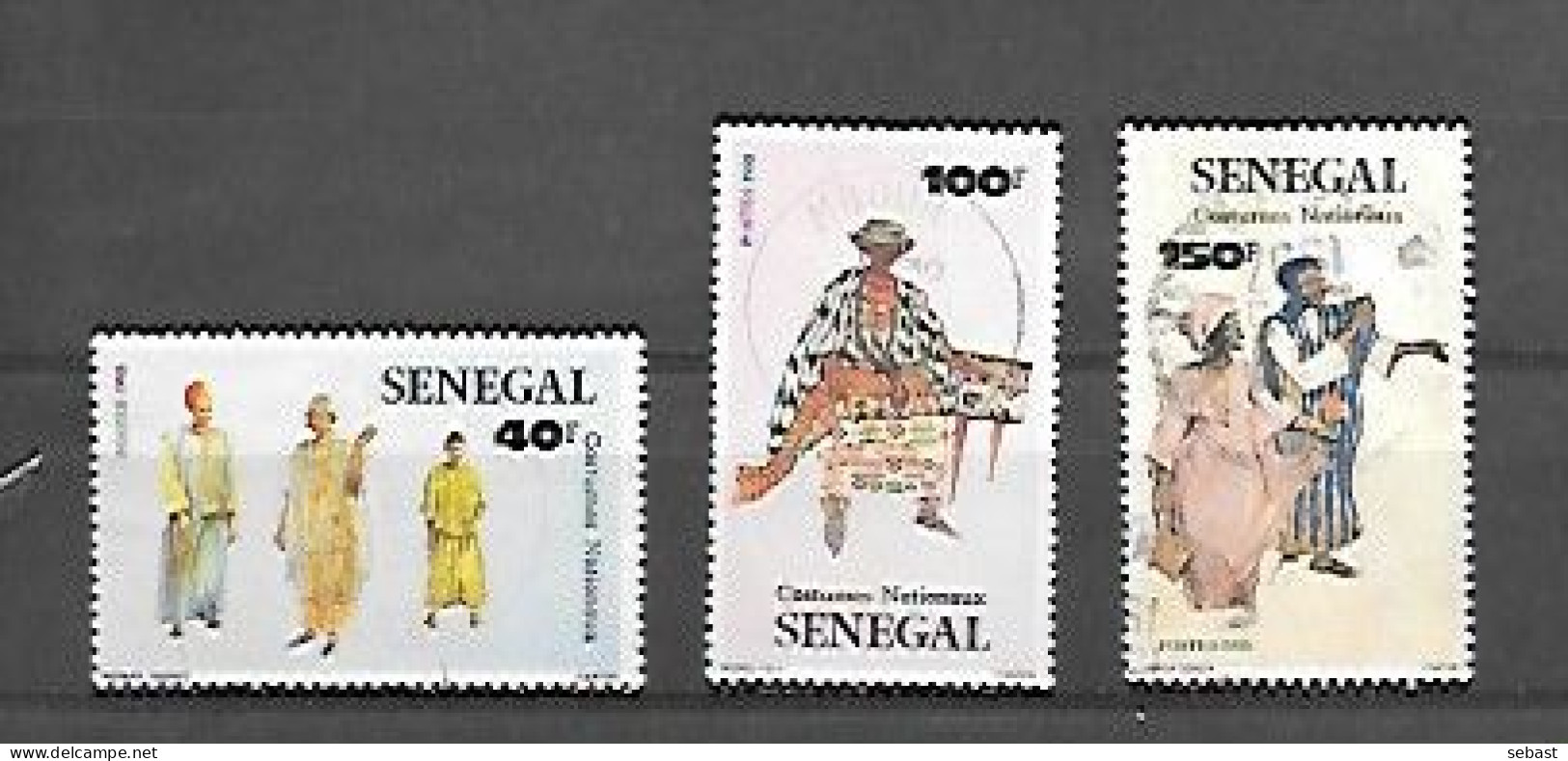 TIMBRE OBLITERE DU SENEGAL DE 1985 N° MICHEL 857 859/60 - Sénégal (1960-...)