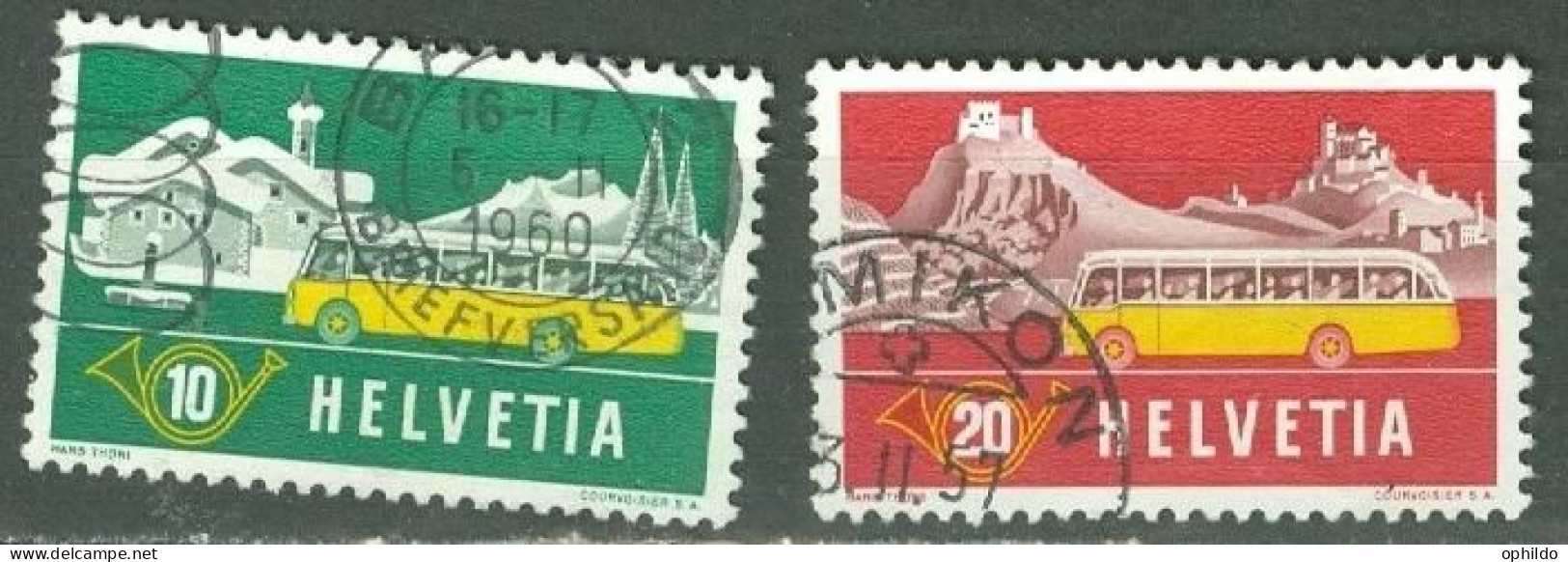 Suisse   537/538 Et 544/547   Ob   TB   - Used Stamps