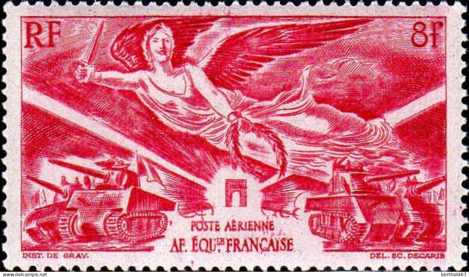 AEF Avion N** Yv:43 Mi:255 Anniversaire De La Victoire - Unused Stamps