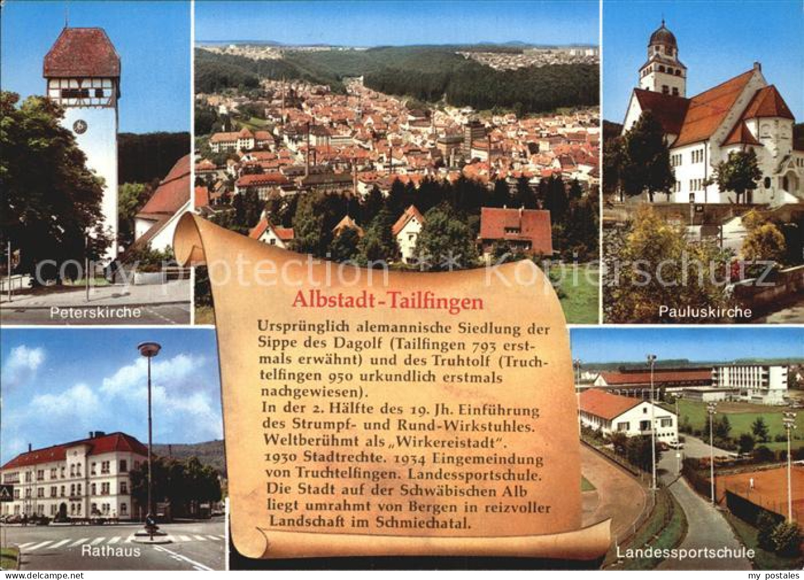 72548851 Tailfingen Albstadt Kirchen Fliegeraufnahme Fliegeraufnahme Tailfingen - Albstadt