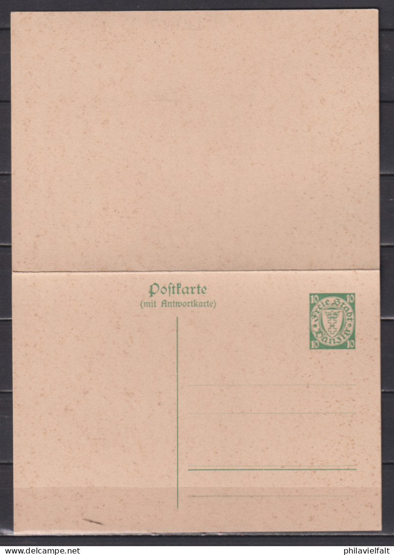 Danzig 1925/28 Doppelkarte MiNo. P 36 ** - Postal  Stationery