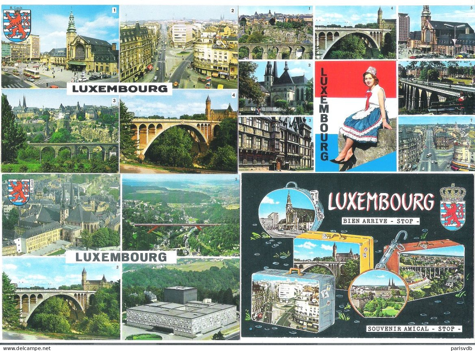 LUXEMBOURG -   LUXEMBOURG   - 4 CPA  (L 105) - Luxemburg - Town