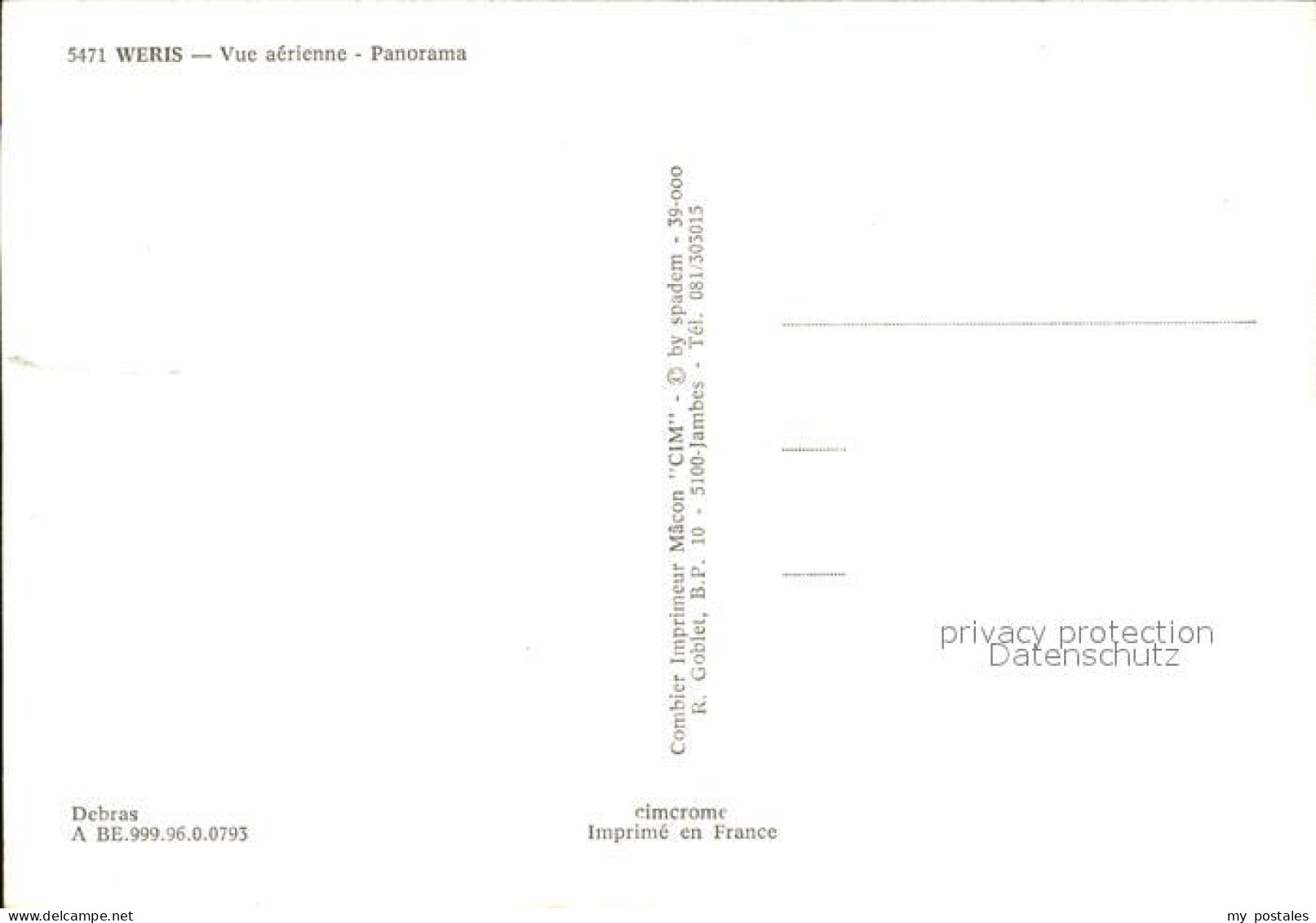 72548813 Weris Fliegeraufnahme Weris - Andere & Zonder Classificatie