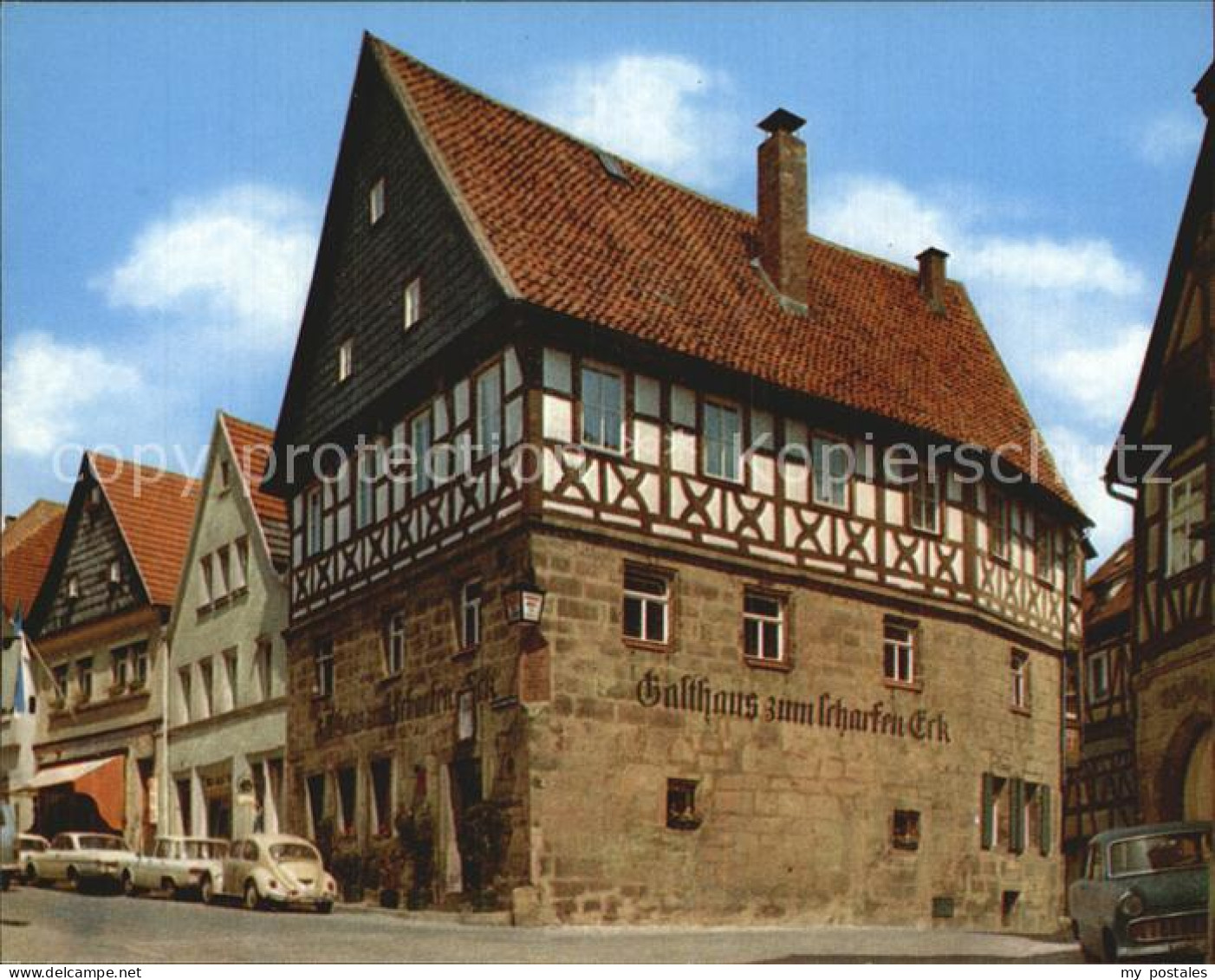72548723 Kronach Oberfranken Lucas-Cranach-Geburtshaus  Gasthaus Zum Scharfen Ec - Kronach